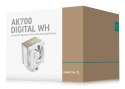 DeepCool AK700 Digital WH Procesor Chłodnica powietrza 12 cm Biały 1 szt.