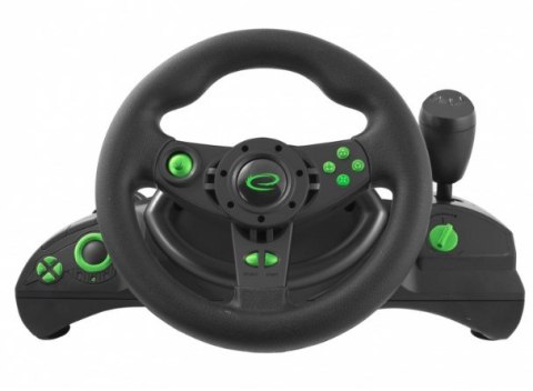 Kierownica Esperanza Nitro EGW102 (PC, PS3; kolor czarny) (OUTLET)