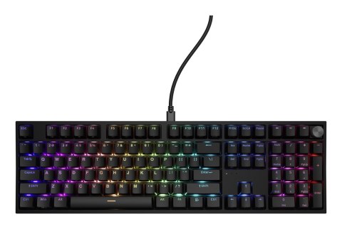 Klawiatura GENESIS THOR 404 Uniwersalne USB QWERTY Angielski Czarny