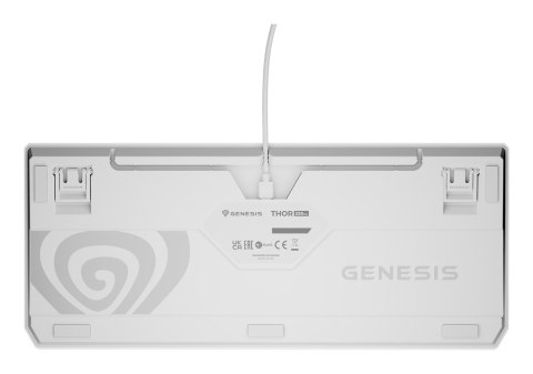 Klawiatura GENESIS Thor 230 TKL Gaming USB QWERTY US English Biały