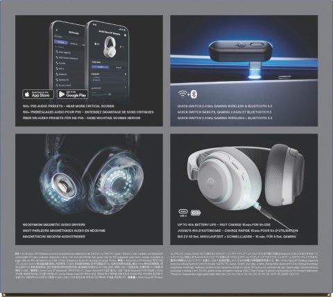 Słuchawki Steelseries Arctis Nova 3P BT (61687) Białe