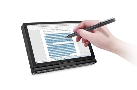Laptop GPD-Pocket-3K1 i3-1125G4/8" WUXGA (1920x1200) Touchscreen IPS/x360/LAN/16GB/SSD 512GB/BT/BLKB/FPR/x360/Win 11 Graphite