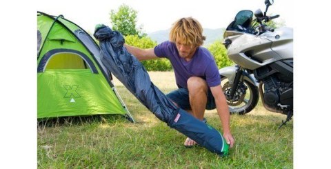 Śpiwór Coleman Biker (200 cm) - grey/green rozmiar: prawy