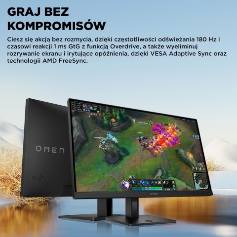 MONITOR HP LED, QHD 27" OMEN 27q G2 (AV4H6E9) 180Hz