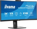 Monitor IIYAMA 86,4cm (34") XCB3497WQSNPH-B1 21:9 HDMI+DP+USB-C Webc