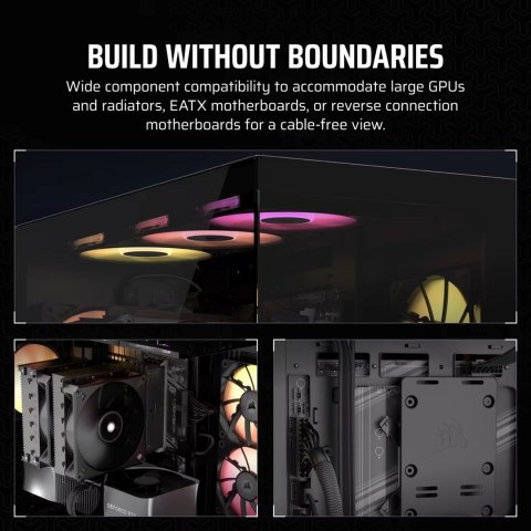 Obudowa Corsair 3500X LXR LINK Tempered Glass Mid-Tower, Black