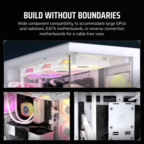 Obudowa Corsair 3500X RSR ARGB Tempered Glass Mid-Tower, White