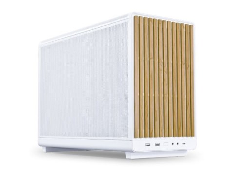 Obudowa Lian Li A3-mATX Micro Tower Biały, Drewno