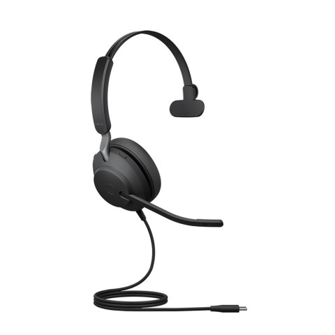 Jabra 24189-889-889 słuchawki/zestaw słuchawkowy Przewodowa Opaska na głowę Połączenia/muzyka USB Type-C Czarny