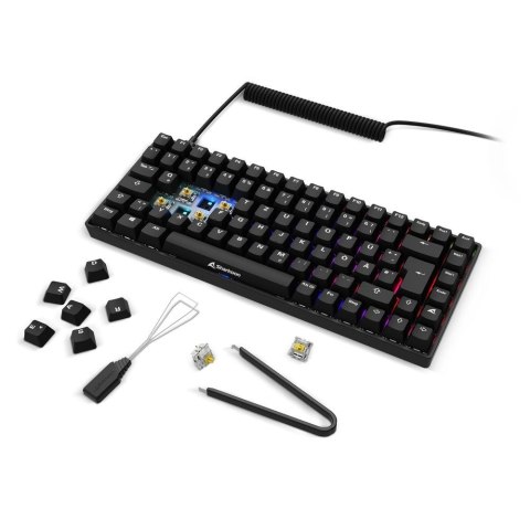 Klawiatura Gamingowa Sharkoon SKILLER SGK50 S3 PBT - Gateron G Pro 3.0 Żółta