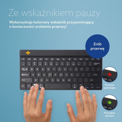 Klawiatura R-Go Compact Break - tastatur - multie