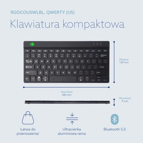 Klawiatura R-Go Compact Break - tastatur - multie