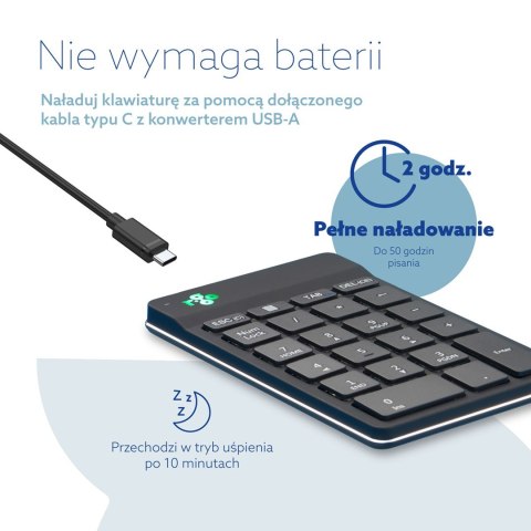 Klawiatura numeryczna R-Go Numpad Break czarna