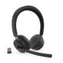 Lenovo ANC Headset 6550 Zestaw słuchawkowy Bezprzewodowy Opaska na głowę Biuro/centrum telefoniczne USB Type-C Bluetooth Czarny