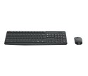 Logitech Klawiatura MK235 Wireless KBD+Mouse Grey CZ