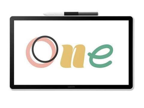 Tablet graficzny Wacom One 14 - ekranowy tablet graficzny z piórkiem Wacom One Standard Pen i kablem USB-C