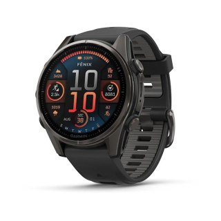 Zegarek sportowy Garmin Fenix 8 AMOLED 43mm Sapphire Czarny