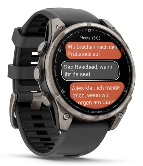 Zegarek sportowy Garmin Fenix 8 PRO AMOLED 47mm Sapphire Titanium