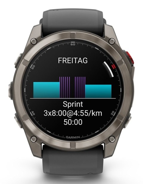 Zegarek sportowy Garmin Fenix 8 Pro AMOLED 51mm Sapphire Titanium