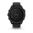 Zegarek sportowy Garmin Fenix 8 Solar Sapphire Titanium Carbon Grey 47mm Tytanowy