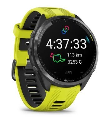 Zegarek sportowy Garmin Forerunner 965 jaskrawożółty