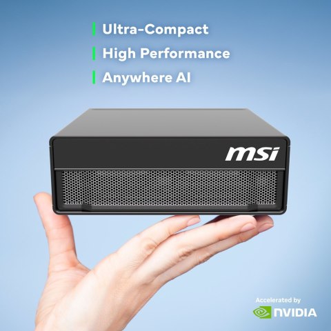MSI AI EdgeXpert MS-C931 ARM Cortex-X925 10Core + ARM Cortex-A725 10Core 128GB LPDDR5x SSD4TB M.2 NVMe NVIDIA GB10 Grace Blackwe