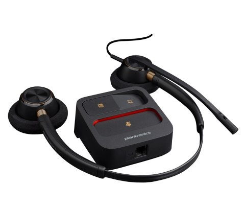 Słuchawki Poly EncorePro HW520 Binaural Wired Headset, Quick Disconnect, Black