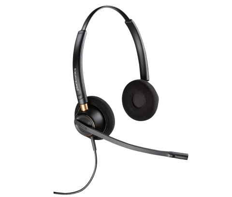 Słuchawki Poly EncorePro HW520 Binaural Wired Headset, Quick Disconnect, Black