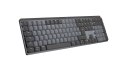 Logitech MX Mechanical klawiatura Biuro RF Wireless + Bluetooth QWERTZ Niemiecki Grafitowy, Szary