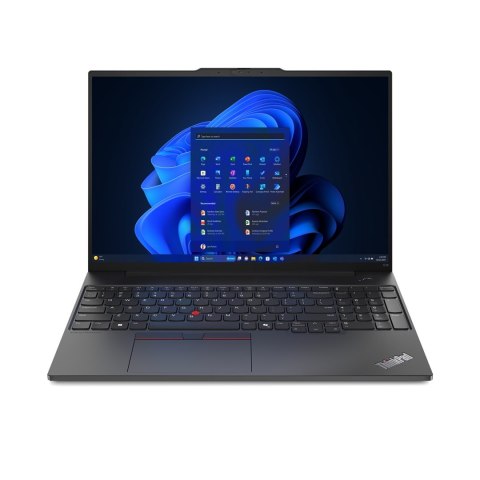 Lenovo ThinkPad E16 Gen 2 Ryzen 5 7535U 16"WUXGA IPS 300nits AG 8GB DDR5 SSD256 660M Backlit Kb FgPr Cam1080p 47Wh W11Pro Black 