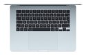 Apple MacBook Air 15" Apple M4 chip with 10-core CPU + 10-core GPU 16GB RAM 512GB SSD Sky Blue (WYPRZEDAŻ)