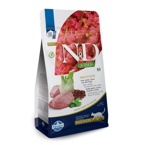 FARMINA N&D Quinoa Digestion - sucha karma dla kota - 1,5kg