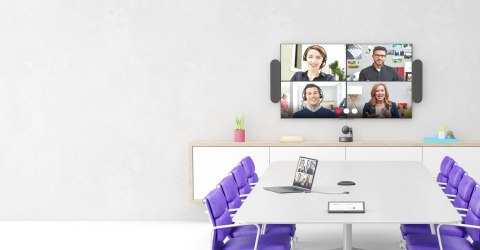 Logitech Swytch Nadajnik i odbiornik AV Czarny, Fioletowy