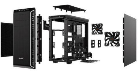 Obudowa BE QUIET! Pure Base 600 BG022 (ATX, Mini ATX, Mini ITX; kolor czarny) (OUTLET)