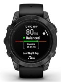 Zegarek sportowy Garmin EPIX PRO (GEN 2) AMOLED 47mm Slate Gray Black/Black Band (WYPRZEDAŻ)