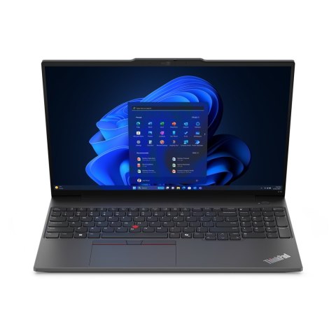 Lenovo ThinkPad E16 Gen 2 Ryzen 5 7535U 16"WUXGA IPS 300nits AG 8GB DDR5 SSD256 660M Backlit Kb FgPr Cam1080p 47Wh W11Pro Black 
