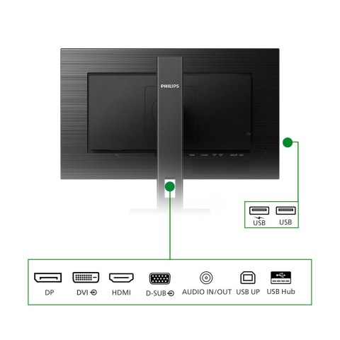 MONITOR PHILIPS LED 23,8" 242B1G/00
