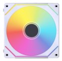 Wentylator Lian Li UNI FAN SL-INF 120 ARGB z odwróconymi łopatkami, 3-pak z kontrolerem - 120mm, biały
