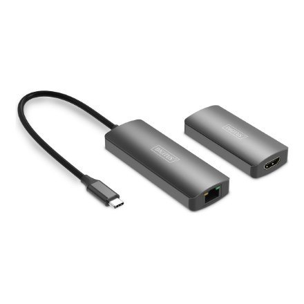 Digitus Extender wideo 4K (USB-C - HDMI), 30 m