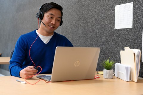 Zestaw słuchawkowy POLY Blackwire 8225 Stereo 8X225AA USB-C z certyfikatem Microsoft Teams + przejściówka USB-C/A