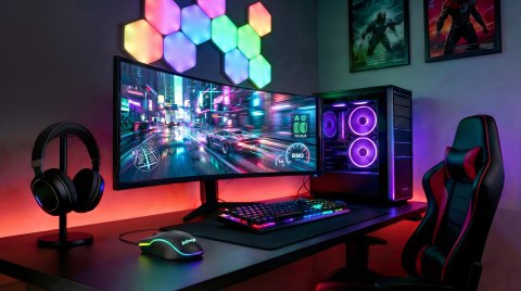 Activejet mysz przewodowa podgrzewana USB AMY-W390. Ma 3 temperatury 30 stopni podświetlenie na żółto, 35 stopni podświetlenie n