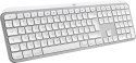 Logitech Master MX Keys S for Mac klawiatura Biuro RF Wireless + Bluetooth QWERTY Amerykański międzynarodowy Aluminium, Biały