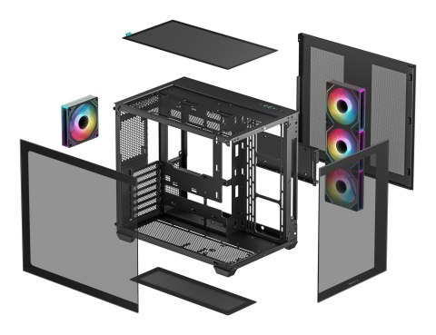 DeepCool CG530 4F Midi Tower Czarny