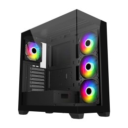 Obudowa FSP Geh Midi M340 BA ATX/ M-ATX/M-ITX/ARGB o.N. Black retail