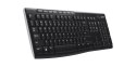 Klawiatura Logitech K270 (bezprzewodowa czarny USB) US