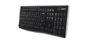 Klawiatura Logitech K270 (bezprzewodowa czarny USB) US