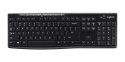 Klawiatura Logitech K270 (bezprzewodowa czarny USB) US