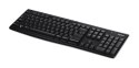 Klawiatura Logitech K270 (bezprzewodowa czarny USB) US