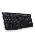 Klawiatura Logitech K270 (bezprzewodowa czarny USB) US