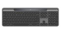 Logitech Signature Slim Solar+ K980 klawiatura Uniwersalne RF Wireless + Bluetooth QWERTY UK międzynarodowy Grafitowy